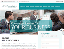 Tablet Screenshot of jsp-associates.com